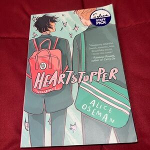 Heartstopper Volume 1 by Alice Oseman - Mint & Coral Cover